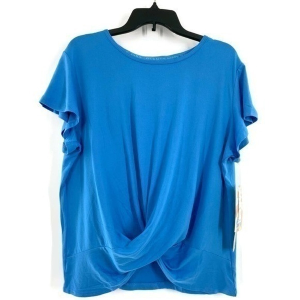 Muk luks Women's sleep top Color Blue  Size XL